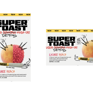 Super Toast - Liquid Demons mash-ups - Lychee Peach - Dynamic Digital Posters